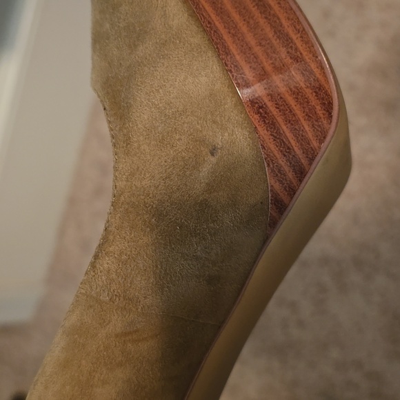 Nine West DarkTan Suede Women's Pumps Size 8.5 (Bin 12) - Picture 12 of 12